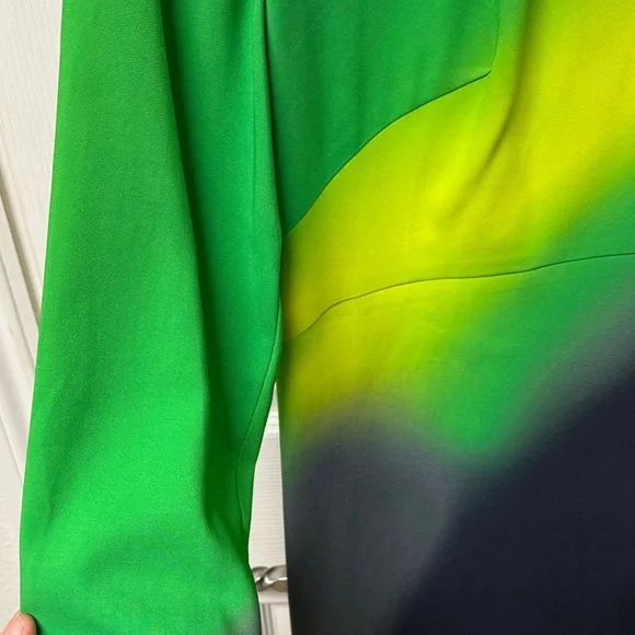 green emerald velvet dress Akris Punto